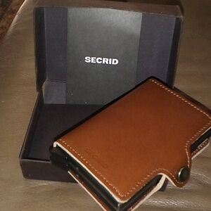 Secrid Tan Leather Wallet